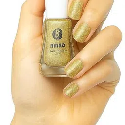 beauty7 Amro Glitter Nail Polish Combo Set, Long Lasting Nail Paint For Women & Girls / Copper, Pink, Gold, Light Pink, Silver, Sky Bkue image 5