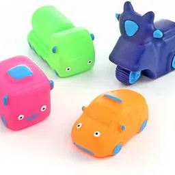 play nation PlayNation Bath In Style Squeeze Toy Set Transport Pack Of 4- Multicolor Bath Toy-picture-12