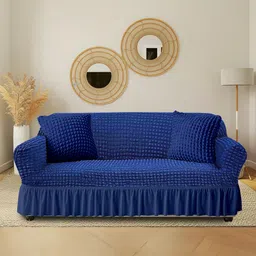 cortina Polyester Polka 3 Seater Sofa Cover image 1