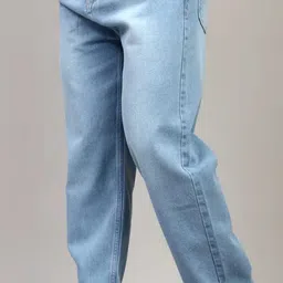 foxiefit Men Relaxed Fit Mid Rise Blue Jeans image 1