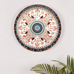 kolorobia Red Bone China Turkish Fervor Decorative Plate 10 Inch-picture-40