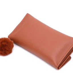 flanker Casual, Party Brown, Red Clutch image 2