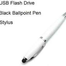 Nexshop High Quality Designer USB 2.0 Flash Drive With Writing Ball Point Pen 4 GB Pen Drive Compatible with Gaming Console, Desktop Computer, Tablet, Audio Player, Television, Laptop USB 2.0 Metal Case image 2