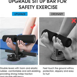 buy from best Sit-ups and Push-ups Assistant Device Ab Exerciser Sit-up Bar [ Multi color] Ab Exerciser image 4