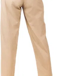 pallostyle Women Regular Fit Beige Polycotton Trousers image 3