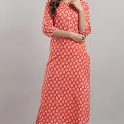 divastri Women Pure Cotton Kurta Pant Dupatta Set image 4