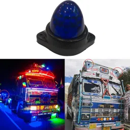 apsmtiv 12V LED/SMD Side Marker light Blue for Truck Trailer Bus Universal Vehicles Car Dash Indicator Lamp image 4