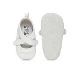MINI KLUB Girls White PU Flatforms image 4