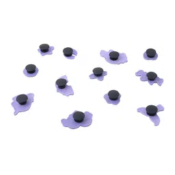 Melbees by Yellow Chimes Set of 11 Purple Cute Characters Design  Shoe Jibbitz Charms image 5