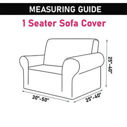 Stuff N' Fluff Grey & White 3 Pieces Printed 5 Seater Sofa Cover With Arms image 2