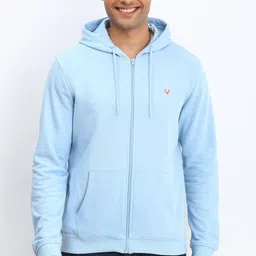 allen solly Men Full Sleeve Solid Hooded Sweatshirt-picture-19