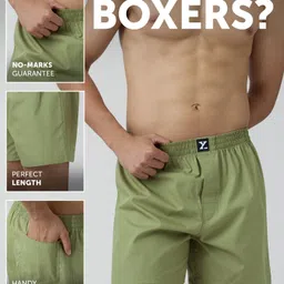 xyxx Pack of 2 IntelliEaze 100% Super Combed Cotton PACE Solid Men Boxer image 2