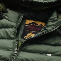 roadster Men Solid Puffer Jacket image 3