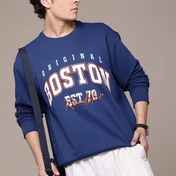 roadster Men Full Sleeve Printed Sweatshirt image 2