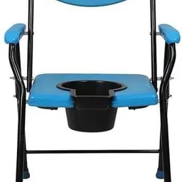 cutfine Medical toilet Folding Commode Chair Indian Toilet Seat For Elderly Disabled Commode Chair image 4