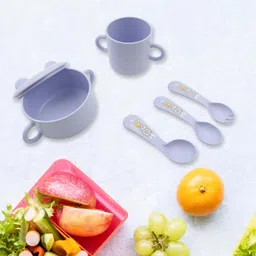 oblivion Baby Feeding Set for Kids and Toddlers - Complete Meal Essentials - plastic image 4