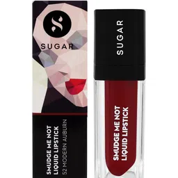SUGAR Smudge Me Not Liquid Matte Lipstick with Vitamin E 4.5 ml - Modern Auburn 52 image 2