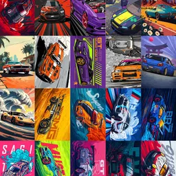 posternet Set of 20 super car wall poster | 300 GSM Hard Poster | Size : 11.9x8.3 inch Paper Print (11.9 inch X 8.3 inch) Photographic Paper-picture-15