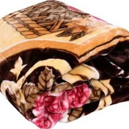 swikon star Floral Single Mink Blanket for Heavy Winter-picture-11