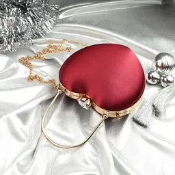 haqaaib Party Maroon Clutch-picture-23