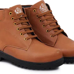 dartkick Stylish Men's Casual Lace-Up Boots For Men image 3