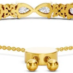 Sparkles BIS Hallmarked With IGI Certifed Yellow Gold 14kt Bracelet image 3