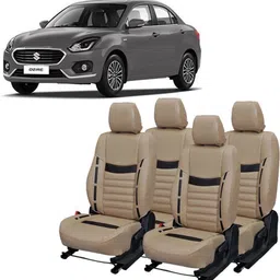 msodissa PU Leather Car Seat Cover For Maruti Swift Dzire image 1