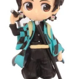 Demon Slayer Anime Tanjiro Kamado - C Action Figure [15 cm] for home decors, office desk and study table-image-0
