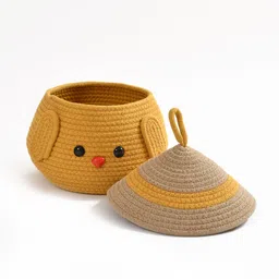 texomart Jute Smiley basket 001 Storage Basket image 2