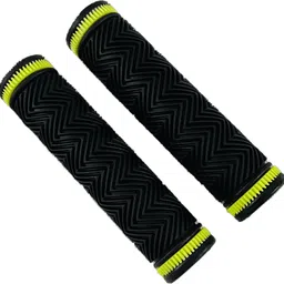 Cycle Handlebar Grip Set Non Toxic Soft Rubber Anti-slip Standard Size Dual Tone Bicycle Handle Grip-image-86