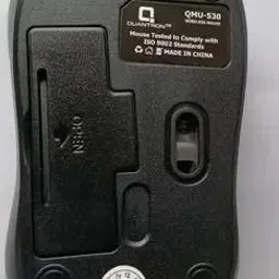 Quantron QMU 530 wireless mouse Wireless Ambidextrous Optical Gaming Mouse image 3