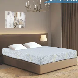 doctor mattrezz Orthotech Orthopedic 6 inch Rebonded Foam Queen Size Mattress (With 2 Free Pillows) image 1