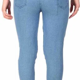 stylokat Women Jogger Fit Mid Rise Dark Blue Jeans image 2