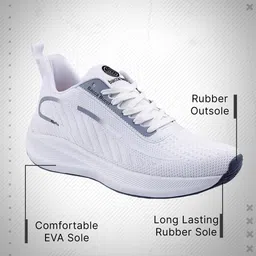 bacca bucci IRONMAN Everyday Running/Walking/Training Shoe with High abrasion rubber outsole Running Shoes For Men image 4