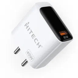 HITECH 45 W VOOC 3 A Wall Charger for Mobile with Detachable Cable-picture-25