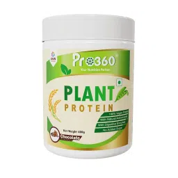 Pro360 Plant Based High Protein Powder (75g protein per 100g) for Men and Women, Lactose Free - 100% Vegan (Pea Protein, Brown Rice Protein, Green Tea Extracts) - 400g Chocolate Flavour-picture-12