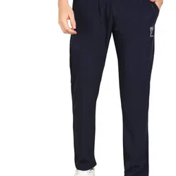 yunek Men Solid Blue Track Pants image 3