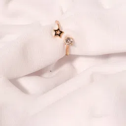 SALTY Stone-Studded Star Shaped Adjustable Finger Ring image 4