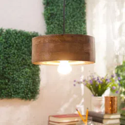 sapphire Trapzo Porto Brown Wood Hanging Light-picture-26