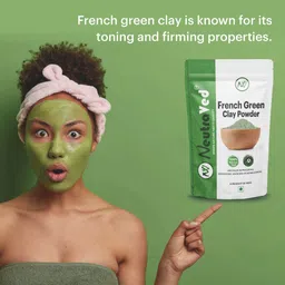 neutraved French Green Clay Powder Natural Solution for Skincare for All Skin Type image 3