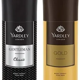 yardley 1 Gentlemen and 1 Gold Deo Combo Pack of 2 Deodorant Spray - For Men-picture-10