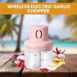 frony Chopper (Electric Rechargeable Chopper) for Kitchen Vegetable Garlic Onion A127 Electric Vegetable & Fruit Chopper-picture-17