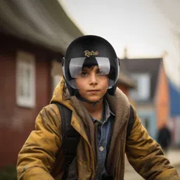 steelbird SH-54 Retro ISI Certified Open Face Helmet for Men and Women Motorbike Helmet image 4