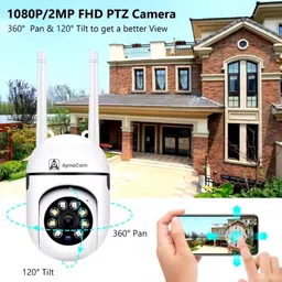 ApnaCam 2MP HD WiFi Wireless Camera Night Vision 360°Live View Alarm TwoWay Audio Security Camera image 3