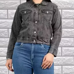 glamhood Women Washed Denim Jacket-picture-19