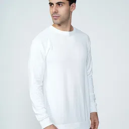 being wanted Men Full Sleeve Solid Sweatshirt image 3