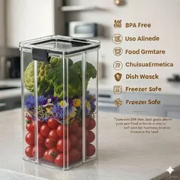 dyk Plastic Cookie Jar - 1.2 L image 2