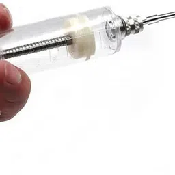 agarwals 20ml Oral Feeding Syringe | Transparent | Luer Lock | for Veterinary Use Ground Bird Feeder image 4