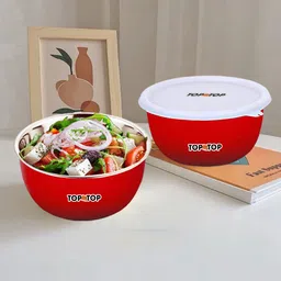 topmtop Stainless Steel Storage Bowl Microwave Safe Bowls Airtight And Leak Proof Container Bowl Capacity 450ml,-picture-23