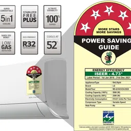 lg 1.5 Ton 5 Star Split Dual Inverter AC- White image 4